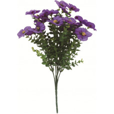 Искусственный цветок Анютины глазки, высота 35см, № XGG605070- purple